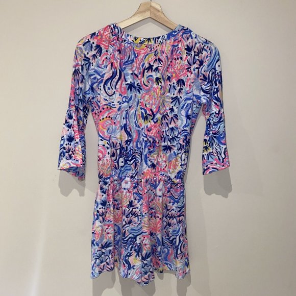 Lilly Pulitzer Bell Sleeve Romper Yellow Tassels Beachy Summer Vacation XXS - Picture 9 of 12